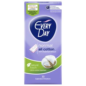 EVERYDAY ABSORBANTE NORMAL ALL COTTON NATURAL TOUCH 30 DE BUCATI 