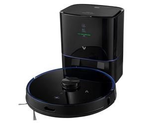 Aspirator robot VIOMI S9 Robot Vacuum Cleaner Black cu colector inteligent de praf, Zone No-Go, 50 W, 2700Pa, Suprafat