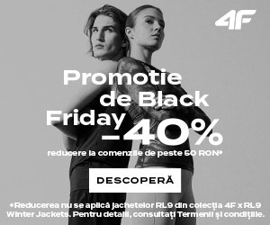 4fstore Black Friday! -40% reducere la comenzile de peste 50 RON!
