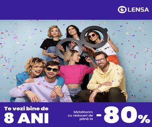 Campanie aniversară LENSA! -80% OFF la mii de produse