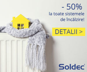 Reduceri de 50% la TOATE sistemele de încălzire Soldec!