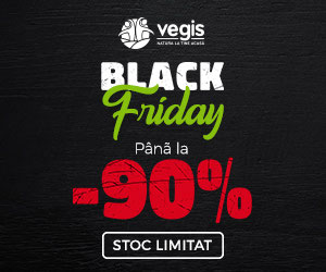 Black Friday Vegis! 90% REDUCERE la peste 1.500 de produse