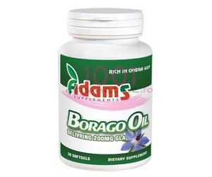 ADAMS BORAGO OIL 200MG GLA 30 CAPSULE MOI