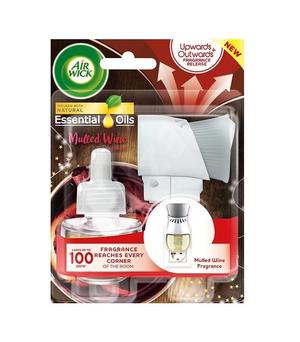 AIR WICK ESSENTIAL OIL APARAT ELECTRIC PENTRU CAMERA MULLED WINE FRAGRANCE 