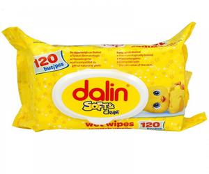 DALIN SOFT & CLEAN SERVETELE UMEDE CU CAPAC PENTRU COPII