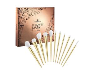 ESSENCE GLOWIN GOLDS BRUSH SET 11 PENSULE MACHIAJ