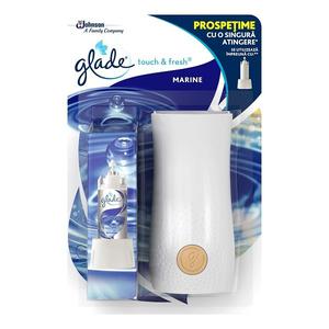 GLADE APARAT MANUAL ODORIZANT DE CAMERA TOUCH & FRESH + REZERVA MARINE 