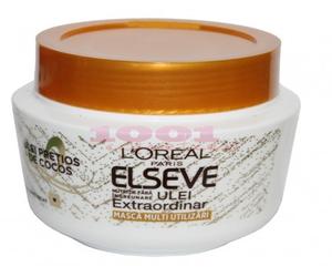 LOREAL ELSEVE ULEI EXTRAORDINAR MASCA NUTRITIE INTENSA CU COCOS PENTRU PAR USCAT