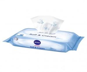 NIVEA BABY SOFT & CREAM SERVETELE COPII PACHET 63 BUCATI