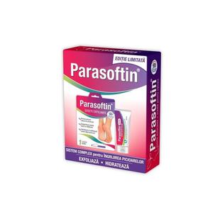 PARASOFTIN SET INGRIJIRE PICIOARE SOSETE EXFOLOANTE SI CREMA PENTRU CALCAIE 