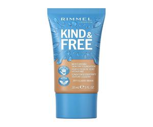 RIMMEL LONDON KIND & FREE FOND DE TEN HIDRATANT CLASSIC BEIGE 201