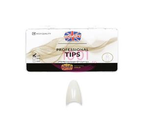 RONNEY PROFESSIONAL TIPS CREAM ALMOND SHAPE 500 BUCATI