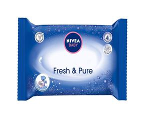 SERVETELE NIVEA BABY FRESH&PURE SERVETELE UMEDE PACHET 63 BUCATI