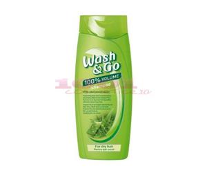 WASH & GO SAMPON CU EXTRACT DE ALOE VERA PENTRU PAR USCAT (Optiuni de comanda: 400ml)