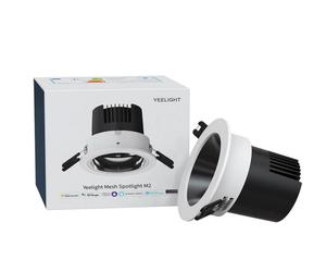 Spot Smart LED Yeelight Mesh Spotlight M2, Dimabil, 350 lm, 2700-6500K, 5W, Control vocal, WiFi, Alb