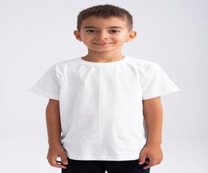 Tricou baieti din bumbac alb simplu