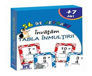 56 de Jetoane - Invatam tabla inmultirii