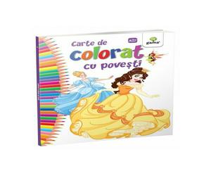 Carte de colorat cu povesti