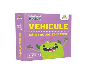 Carti de joc educative. Vehicule