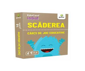 Carti de joc educative. Scaderea