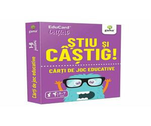 Carti de joc educative. Stiu si castig!