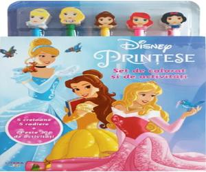 Disney Printese. Set de colorat si de activitati