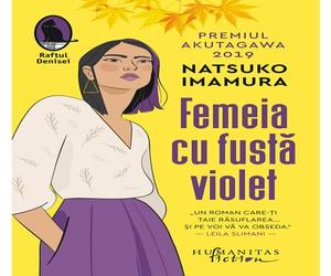 Femeia cu fusta violet