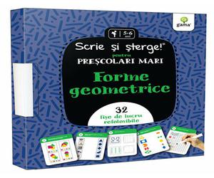 Forme geometrice/Scrie și șterge!