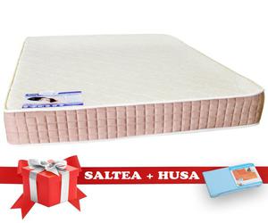 Set Saltea SuperOrtopedica Lux Saltex 1400x2000 + Husa cu elastic